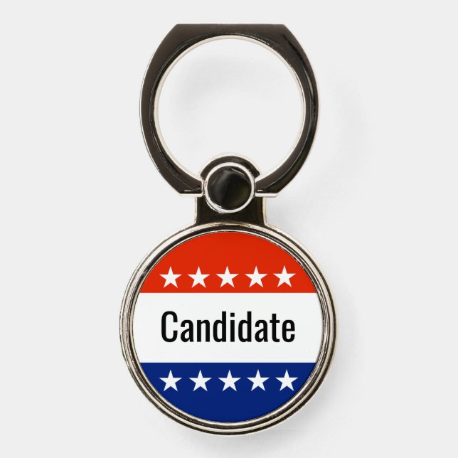 Custom Candidate Campaign 2024 Election Phone Ring Stand (Front)