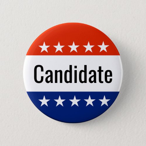 Custom Candidate Campaign 2024 Election Pinback Button