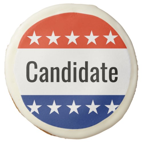 Custom Candidate Campaign 2024 Election Sugar Cookie