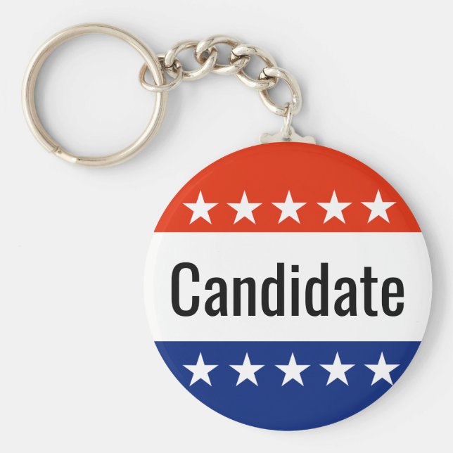 Custom Candidate Campaign 2026 Election Keychain (Front)