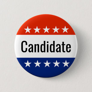 Custom Candidate Campaign 2026 Election Pinback Button