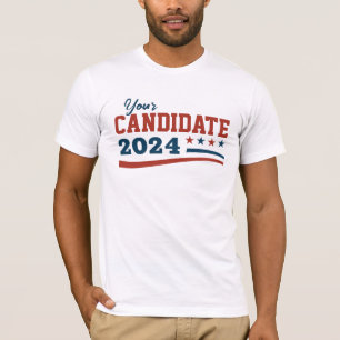 Custom Candidate Name Campaign T-Shirt
