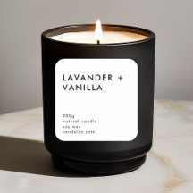Custom Candle Label Sticker 