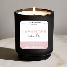 Custom Candle Label Sticker 