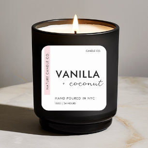 Custom Candle Label Sticker 