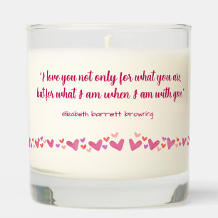 Custom Candle, Vanilla Sandalwood Valentine's Day Scented Candle
