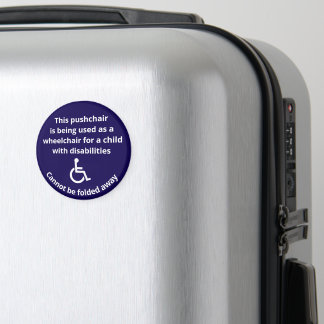 Custom Cannot Be Folded Away Stroller Wheelchair Magnet