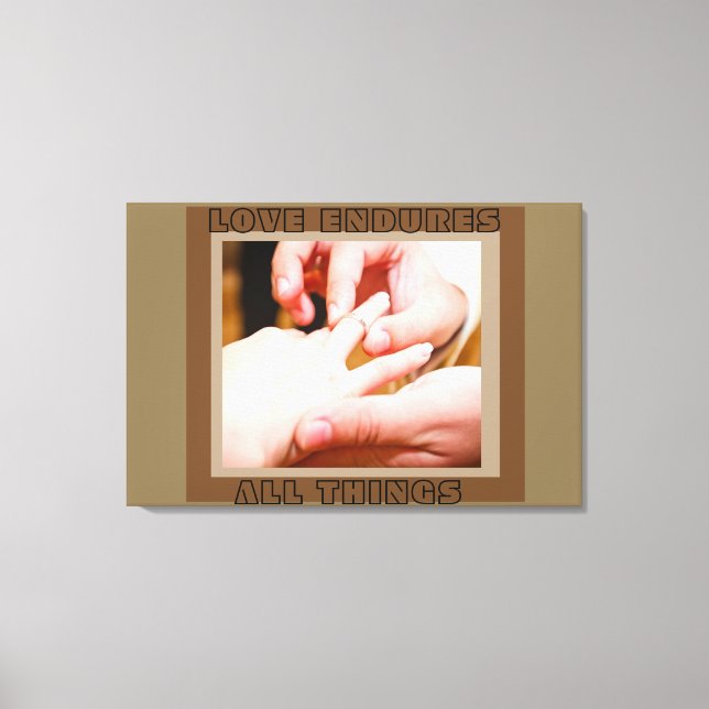 custom canvas wedding prints artwork (Front)