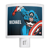 Custom Captain America Run Night Light (Front)