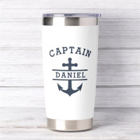 Custom Captain Boat Nautical Anchor