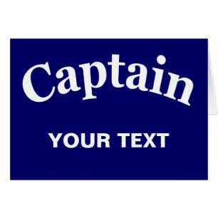 CUSTOM CAPTAIN CARDS
