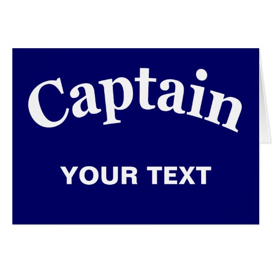 CUSTOM CAPTAIN CARDS (Front Horizontal)