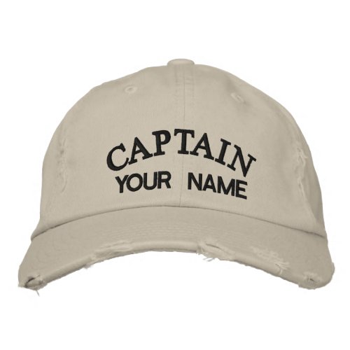 CUSTOM CAPTAIN _ Embroidered Hat