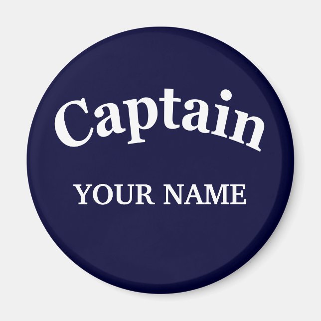 CUSTOM CAPTAIN MAGNET (Front)