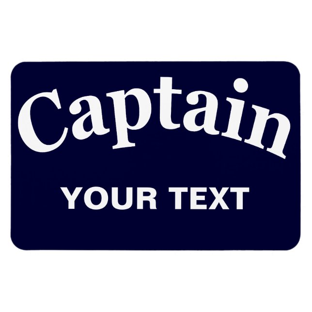 CUSTOM CAPTAIN MAGNET (Horizontal)