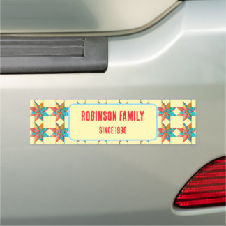 Custom Car accessories patchwork quilt gift ideas Magnet