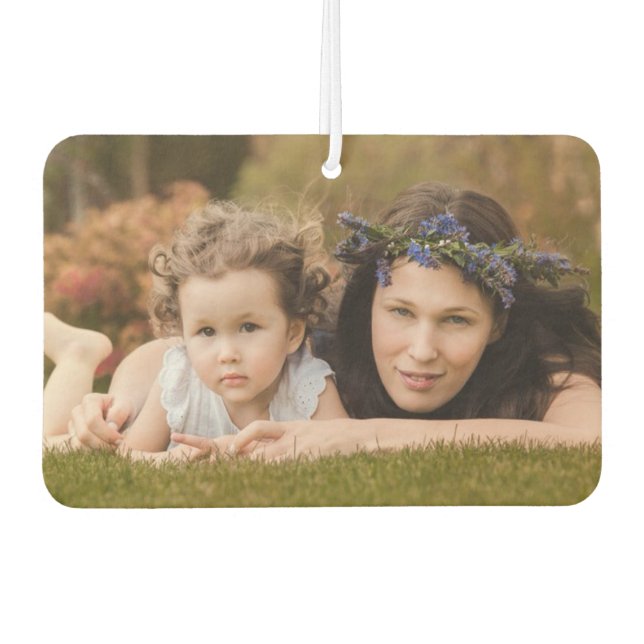 Custom Car Accessories, personalized Photo gift. Air Freshener (Front)