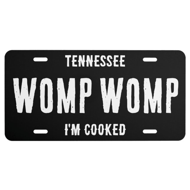 Custom Car Accessory Gift License Plate (Front)