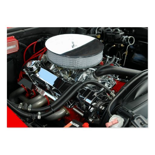 Customizable Custom Car Engine Business Card