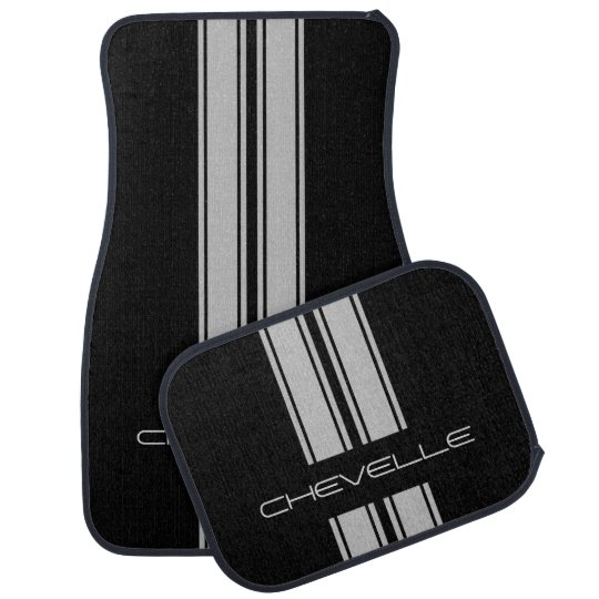 Download Custom Car Floor Mats - Chevelle Stripes Grey | Zazzle.com