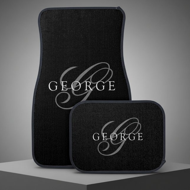 Custom Car Floor Mats Monogram initial Script (Creator Uploaded)