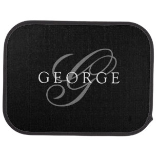 Custom Car Floor Mats Monogram Name