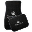 Custom Car Floor Mats - Queen Name Custom Car Floor Mats - Queen Name