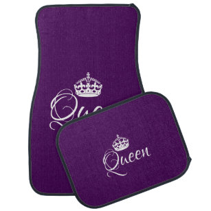 purple car mats