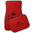 Custom Car Floor Mats - Queen Red Custom Car Floor Mats - Queen Red