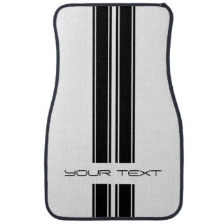 Custom Car Floor Mats - Stripe Type