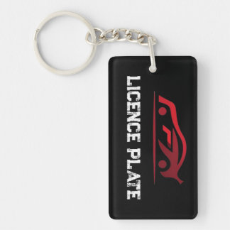 Custom Car License Plate Keychain