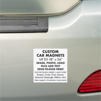 Custom Car Magnet - 5" x 5" SQUARE Shape