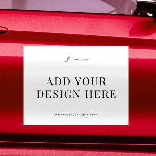 Custom Car Magnet Printing 18x24" Bumper Promo