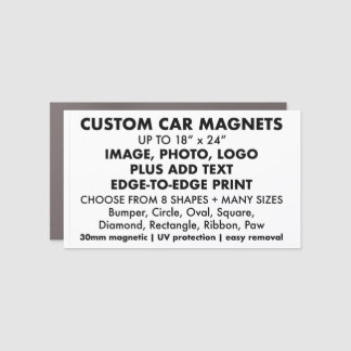 Custom Car Magnet - Rectangular