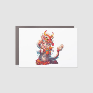 Custom car waterproof car stickers with cute carto magnet