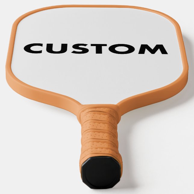 Custom Carbon Fiber Pickleball Paddle TAN Handle (Laydown)