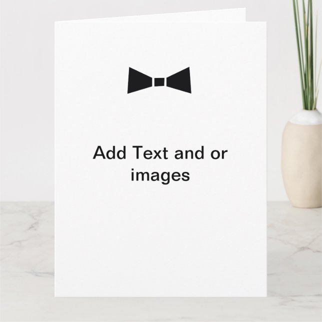  Custom Card Modern Wedding Party Add Text  (Front)