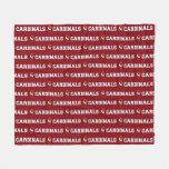 CUSTOM Cardinal Mascot | Red - School College Team Fleece Blanket