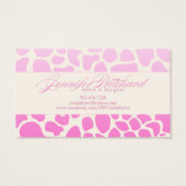 Custom Cards for Jennifer (Back)
