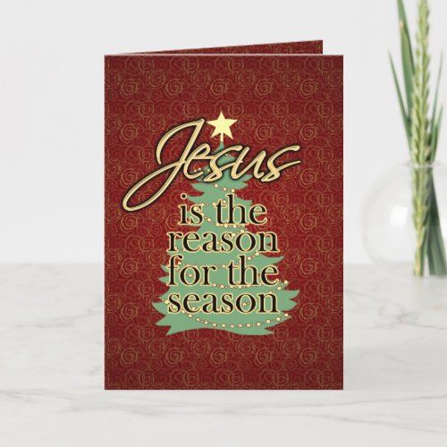 Custom Cards Jesus is the Reason for the Season Holiday Card