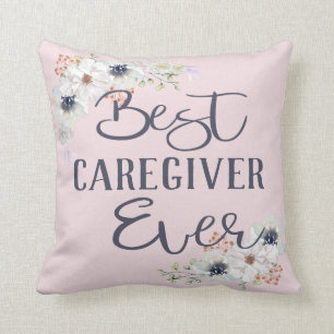 Custom Careworker Appreciation Gift Throw Pillow