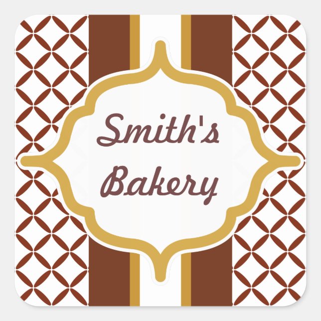 Custom Carmel Chocolate Sticker (Front)