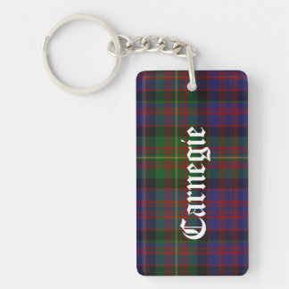 Custom Carnegie Tartan Plaid Key Chain