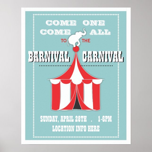 CUSTOM Carnival Event Poster (Front)