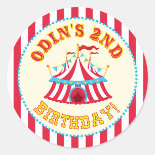 Custom Carnival Sticker with Custom name Corbin