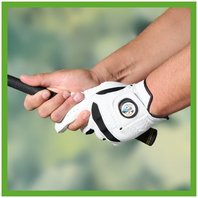 Custom Cart Clubs Monogram Name Golf Glove (Creator Uploaded)