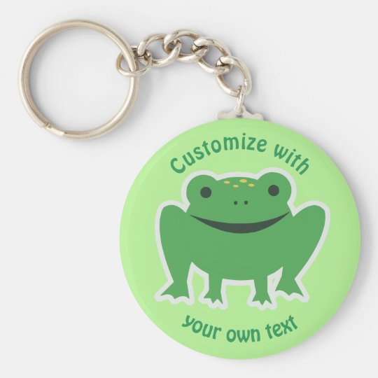 Custom Cartoon Frog Keychain