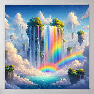 Custom Cascading Waterfall Wall Poster