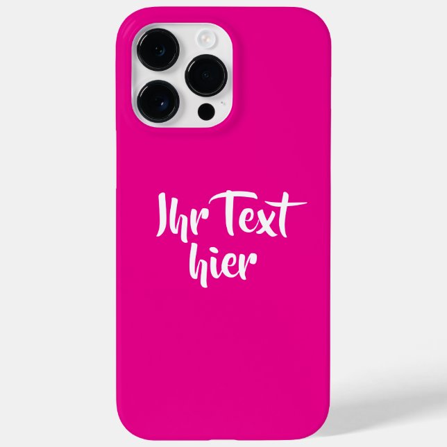 Custom Case-Mate iPhone 14 Pro Max Hüllen Mit Text Case (Back)