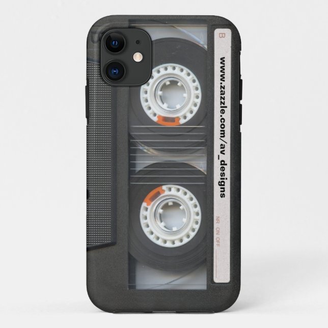Custom Cassette Mixtape Case-Mate iPhone Case (Back)